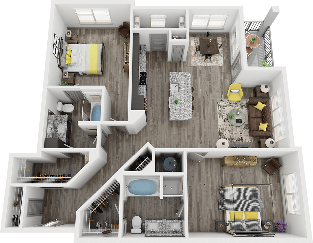 Cue Galatyn Station - B2J Floor Plan - B2J