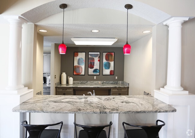 Billiards Room Bar Area - Coffey Creek