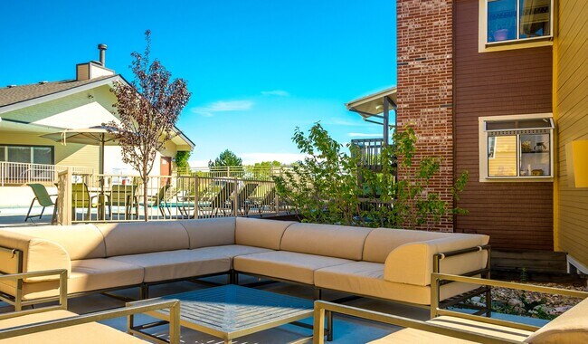 Enjoy evenings outdoors with neighbors and friends. - Skyview Apartment Homes