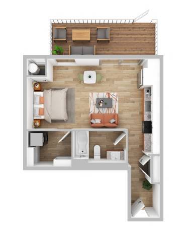 Floor Plan - Calm (BLDG II)