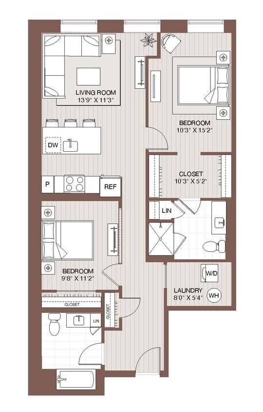 Floor Plan - B4 - Lofts