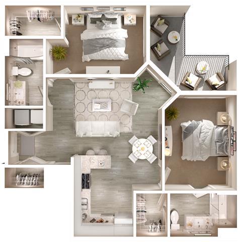 Floor Plan - B2 Balcony Corner