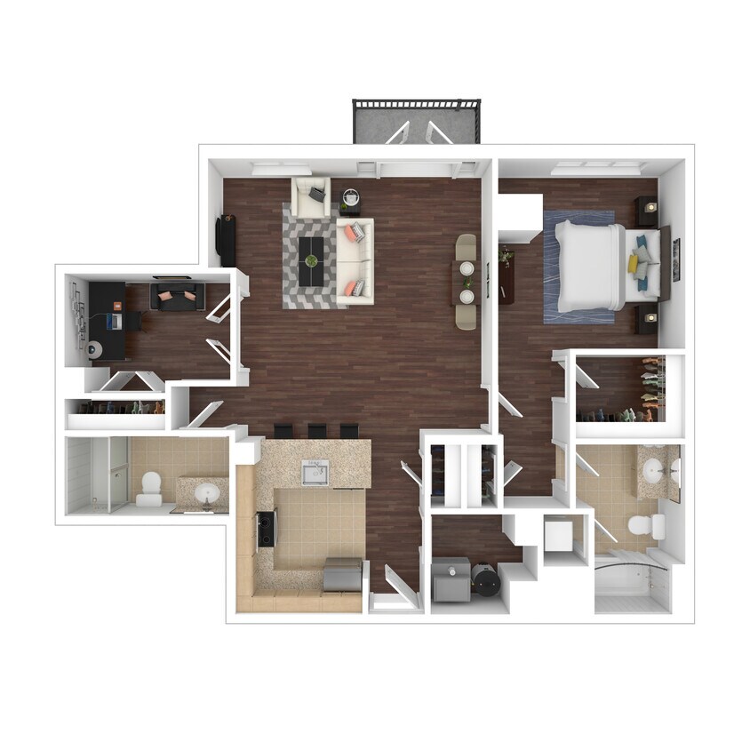Floor Plan - A14 - Renovated