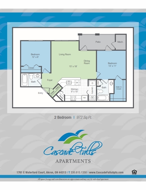 Floor Plan - Two Bedroom