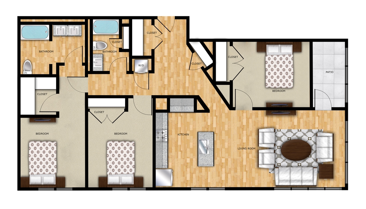 A810-ENLARGED-PLANS-UNIT-C1-TYPE-A-Rev.jpg - 3 Bed