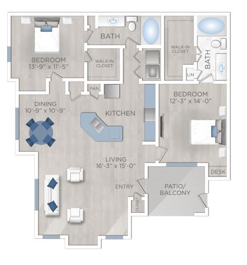Floor Plan - Brazos (B3)