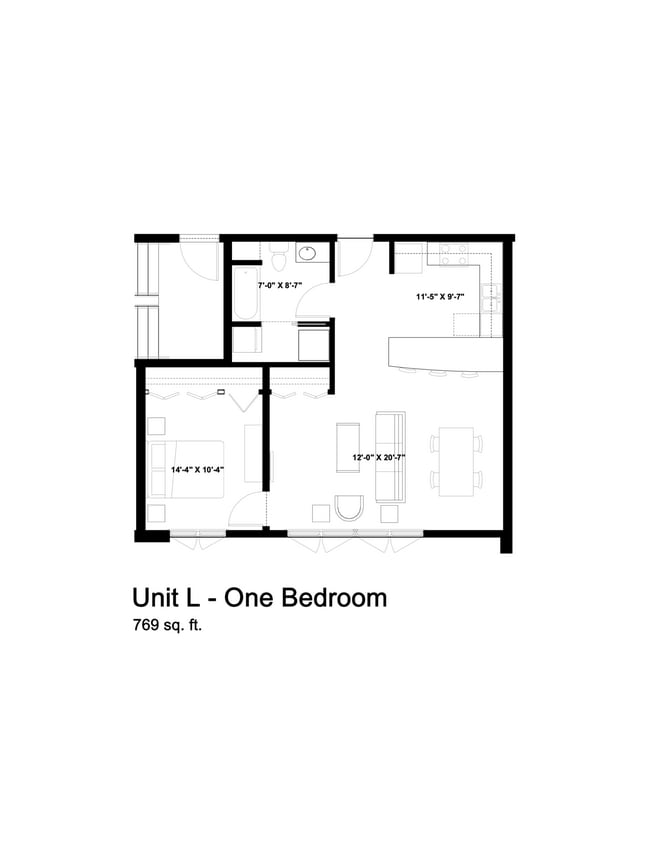 Floor Plan - Unit L