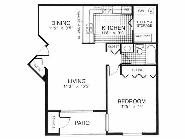 Arlington - Arlington (1 Bedroom) - $1270-$1510