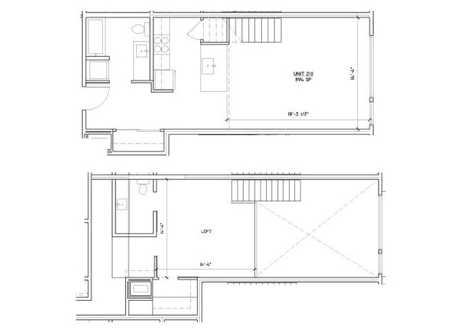 Floor Plan - A6L Loft