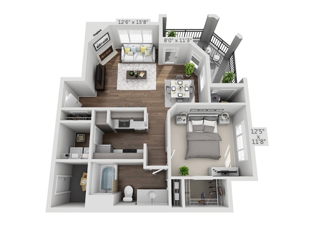 Floor Plan - Plan A1B