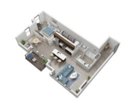 Floor Plan - Unit 1N