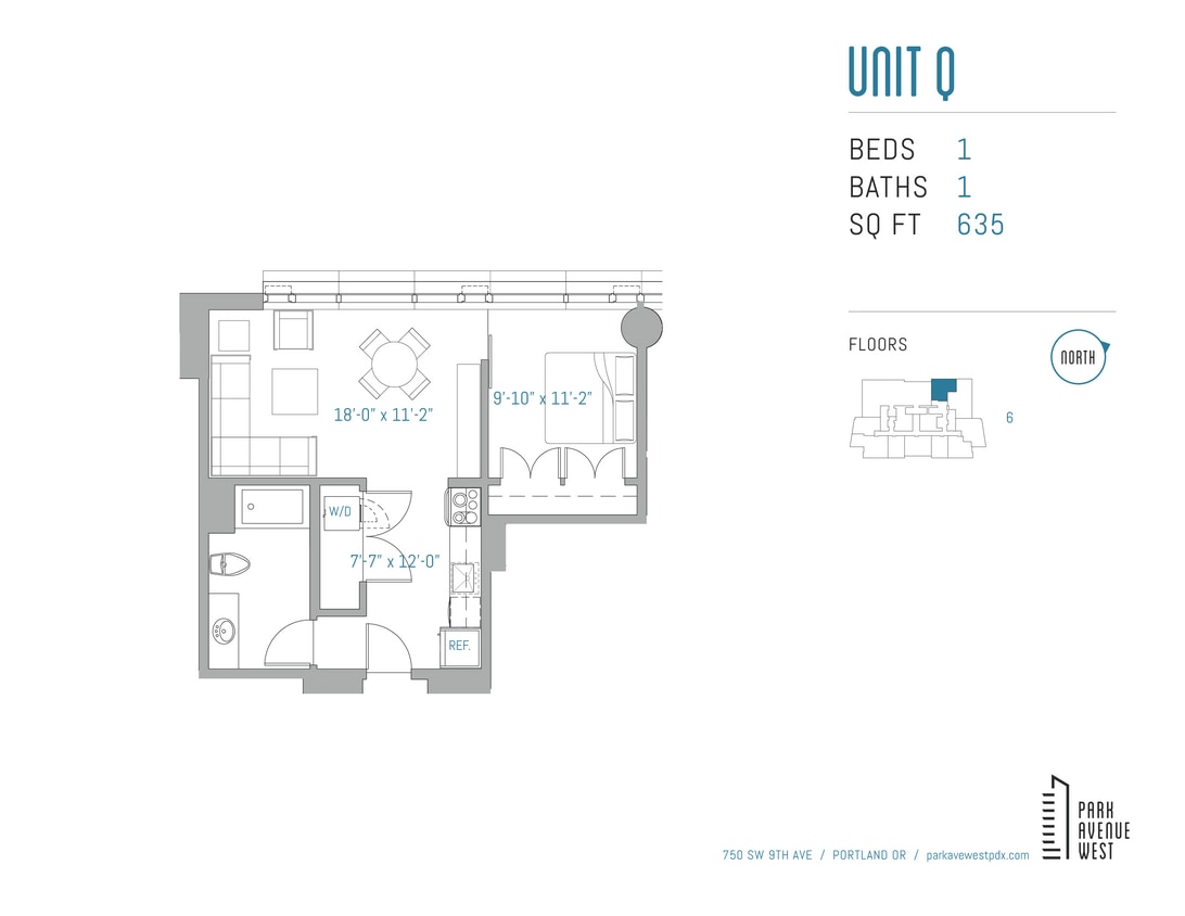 Floor Plan - Unit Q