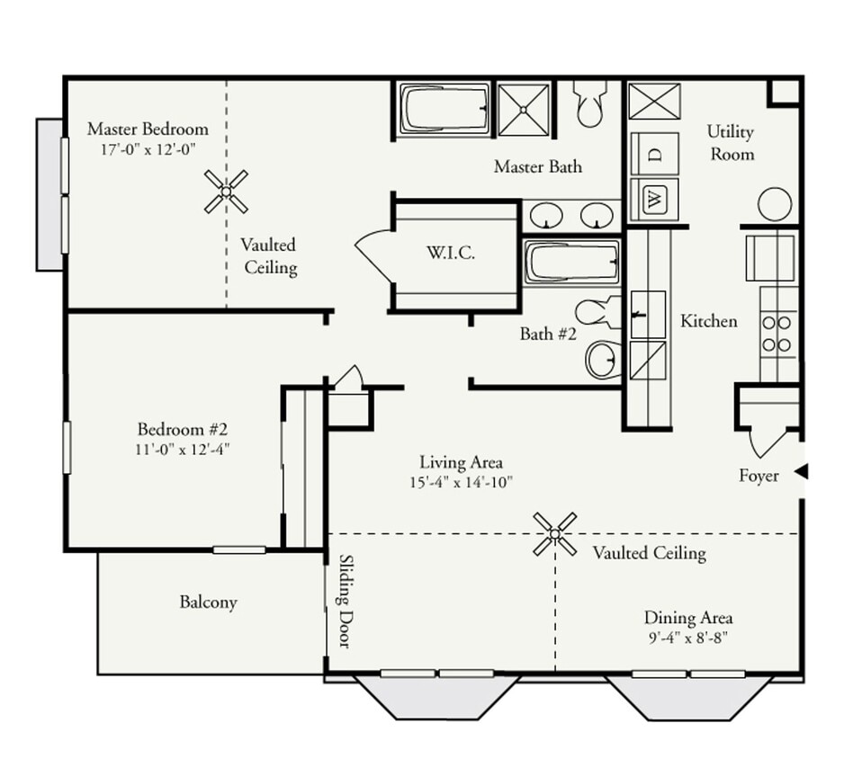 Floor Plan - Fichus II Premium (LVT & Granite)