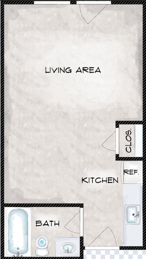 Floor Plan - Studio