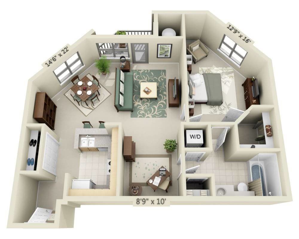 Floor Plan - A1CD