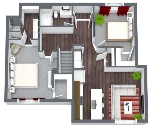Chaley Floor Plan - Chalet