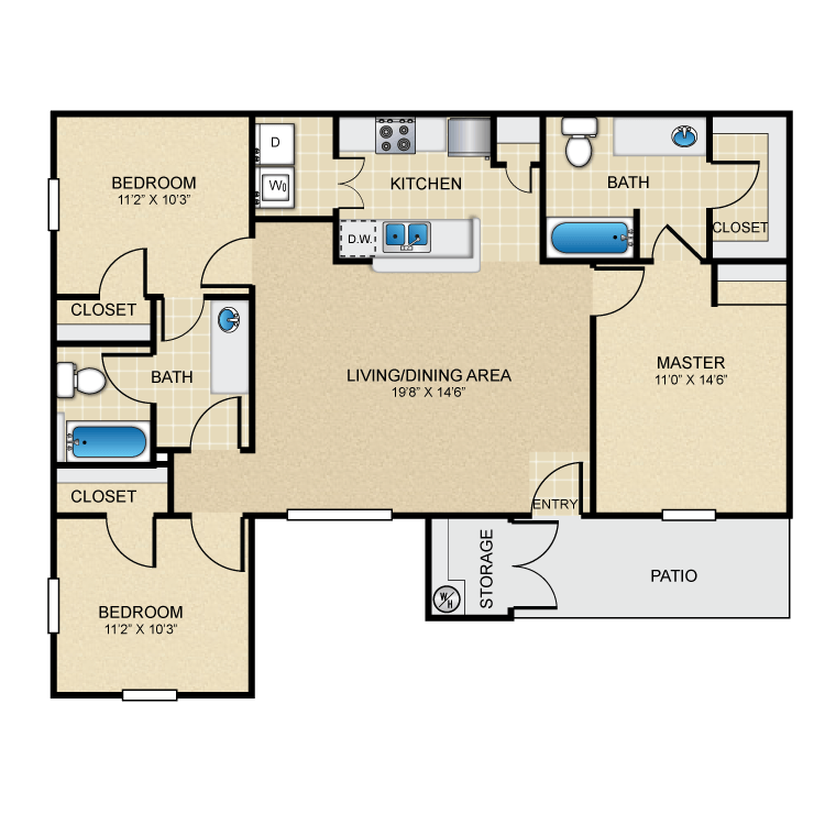 Floor Plan - The Tesoro