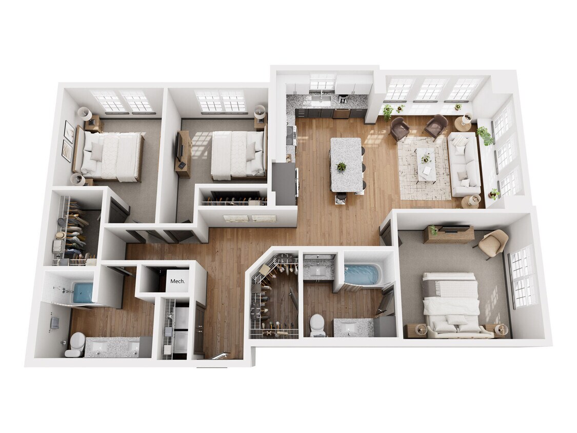 c1.2 floor plan The Grace at Tryon - c1.2