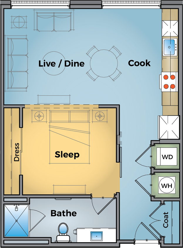 Floor Plan - Urban Flat - S11