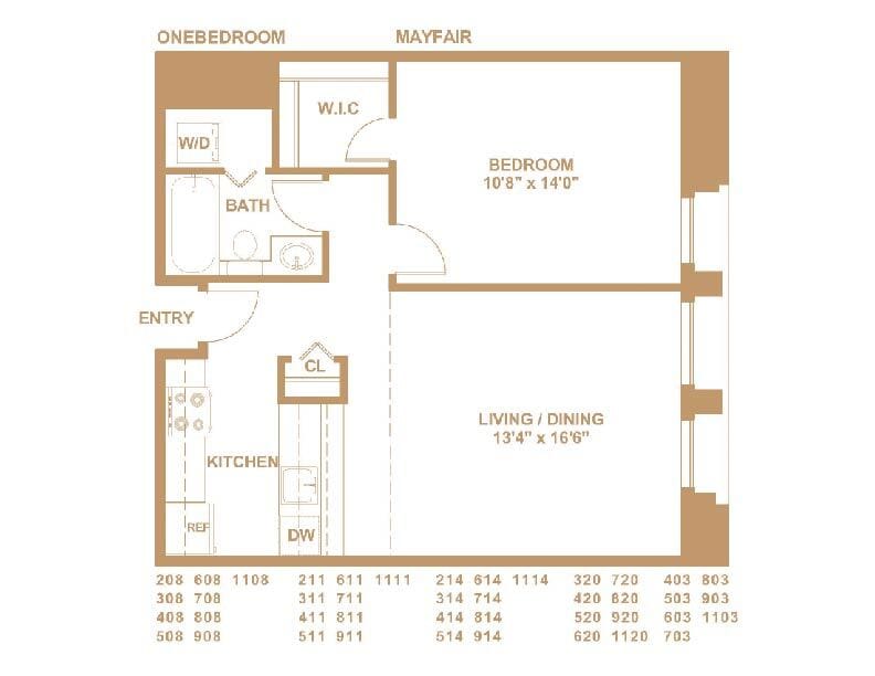 Floor Plan - Mayfair