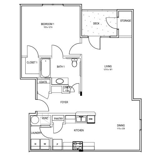1012 Sq. Ft. - Beaufort