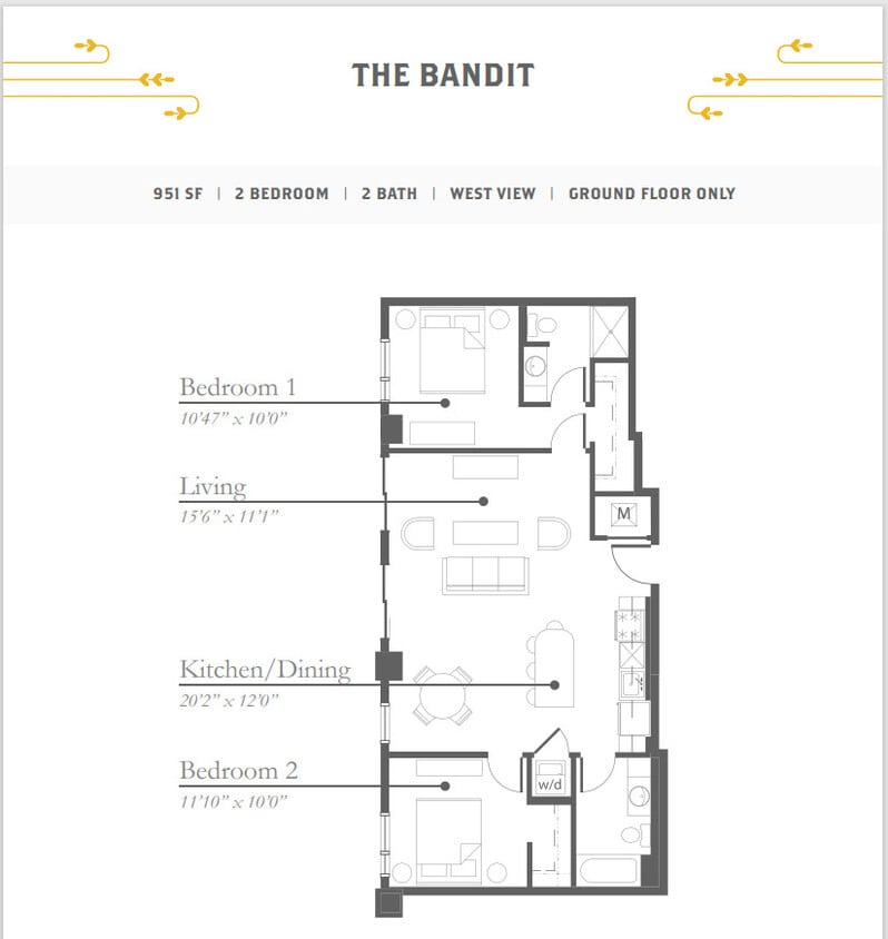 Floor Plan - The Bandit