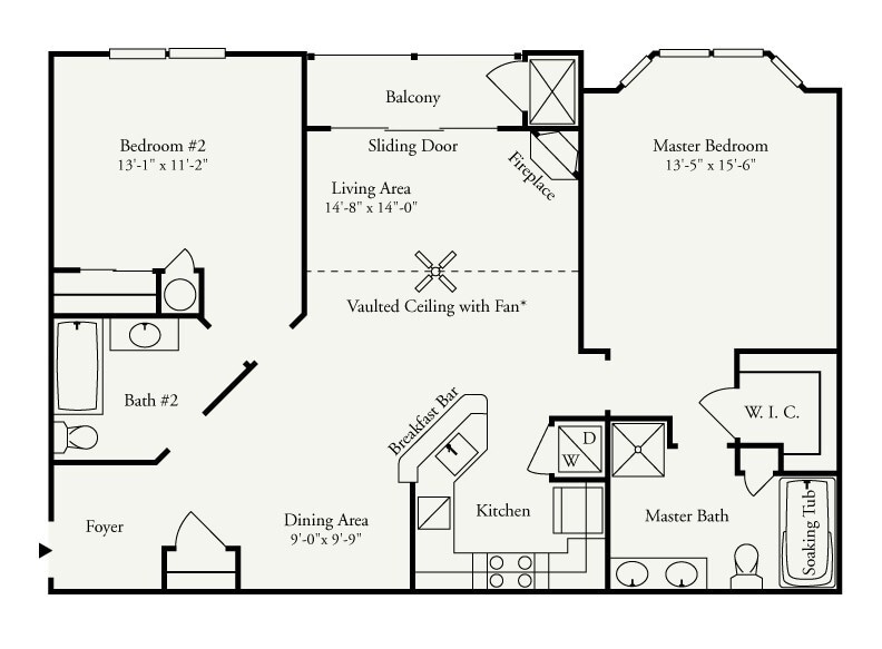 Floor Plan - English Ivy III Interior Premium (LVT Only)