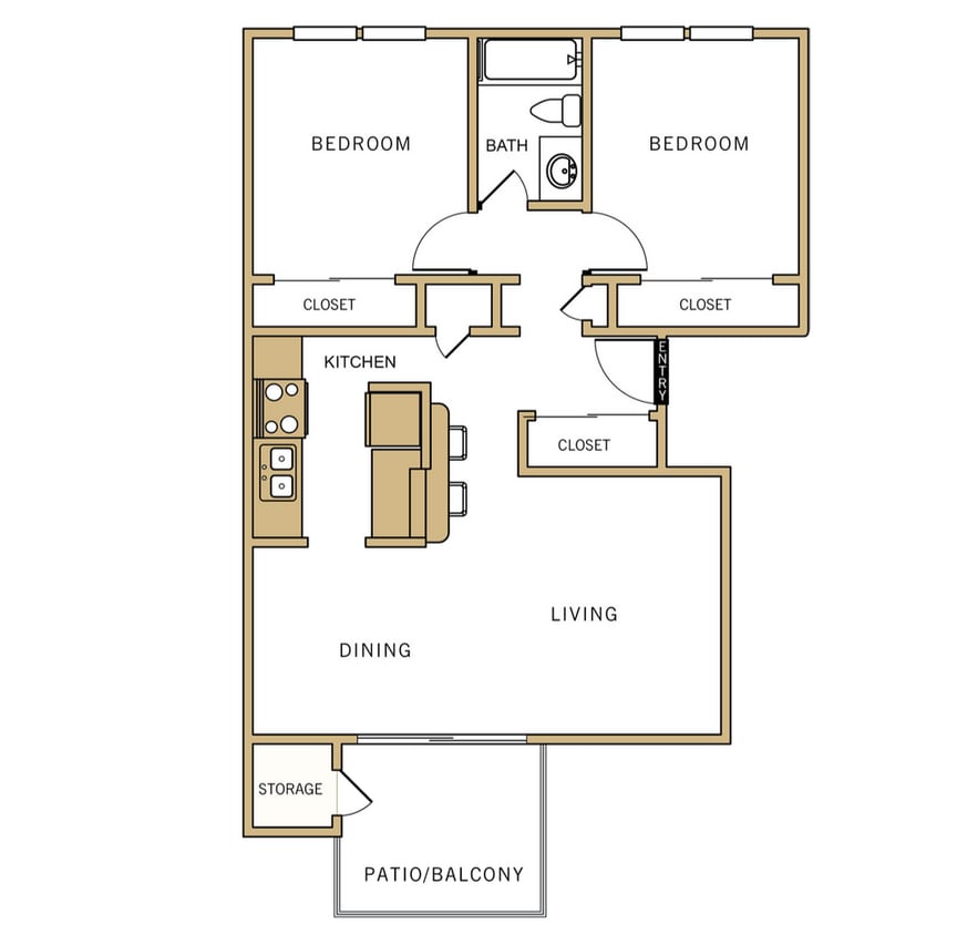 Floor Plan - The 841