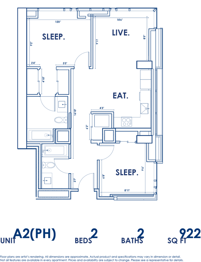 Floor Plan - A2 (PH)