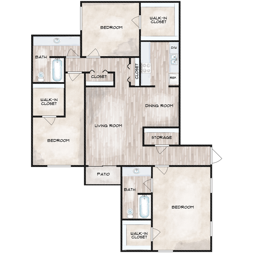 C1.png - Three Bedroom