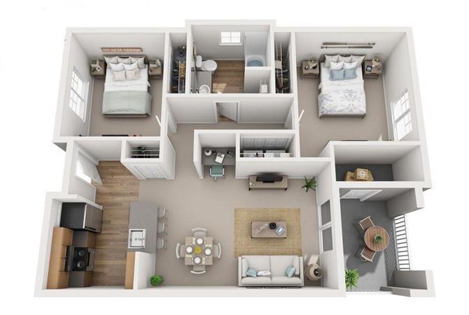 Floor Plan - Cottonwood Large