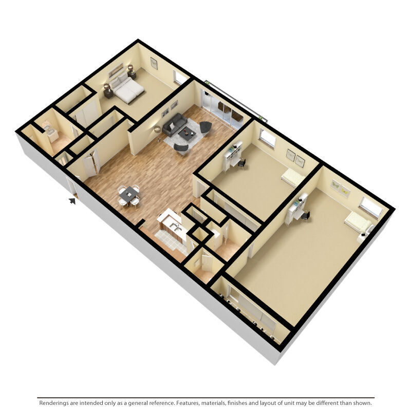 Floor Plan - 3X2ER