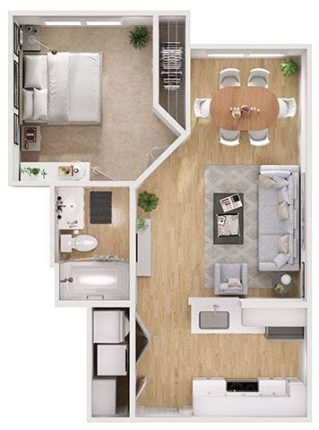 Floor Plan - A1E-H