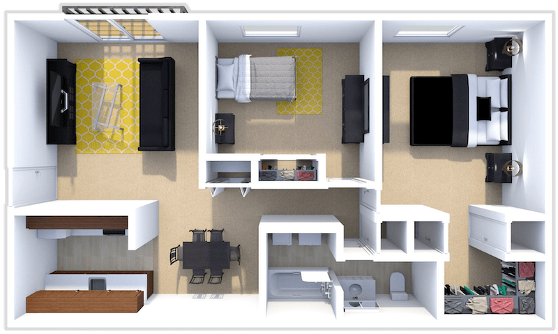 Floor Plan - 2 Bedroom