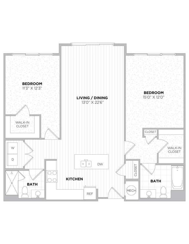 Floor Plan - 2 Bedroom