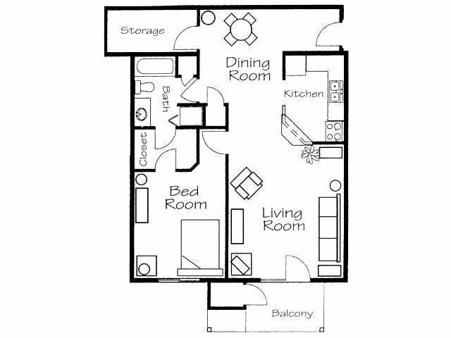 Edinburgh - 875 sq. ft. - Edinburgh