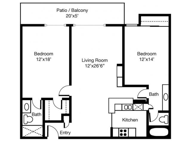 Floor Plan - 989