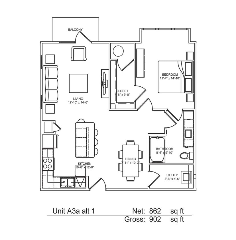Floor Plan - A3a Alt