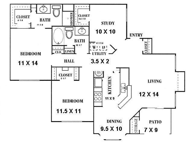 2BR/BA - E