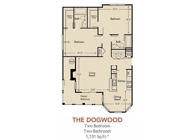 Floor Plan - Dogwood - Renovated