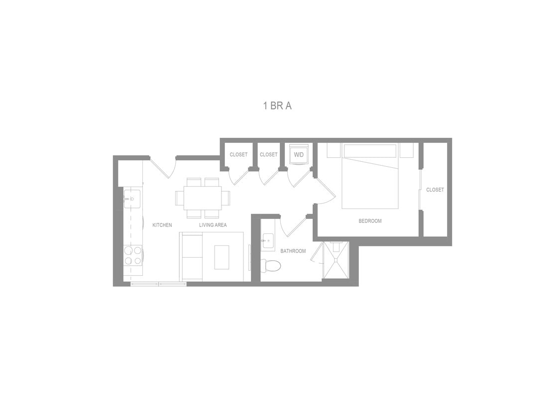 Floor Plan - Alta 1 Bedroom A