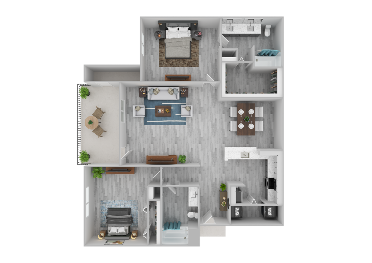 B2-Playa-2x2-1240sqft - B2 Premium Renovation