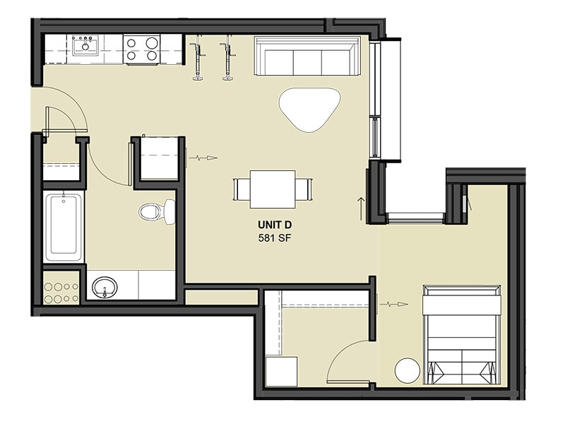 Floor Plan - Unit D