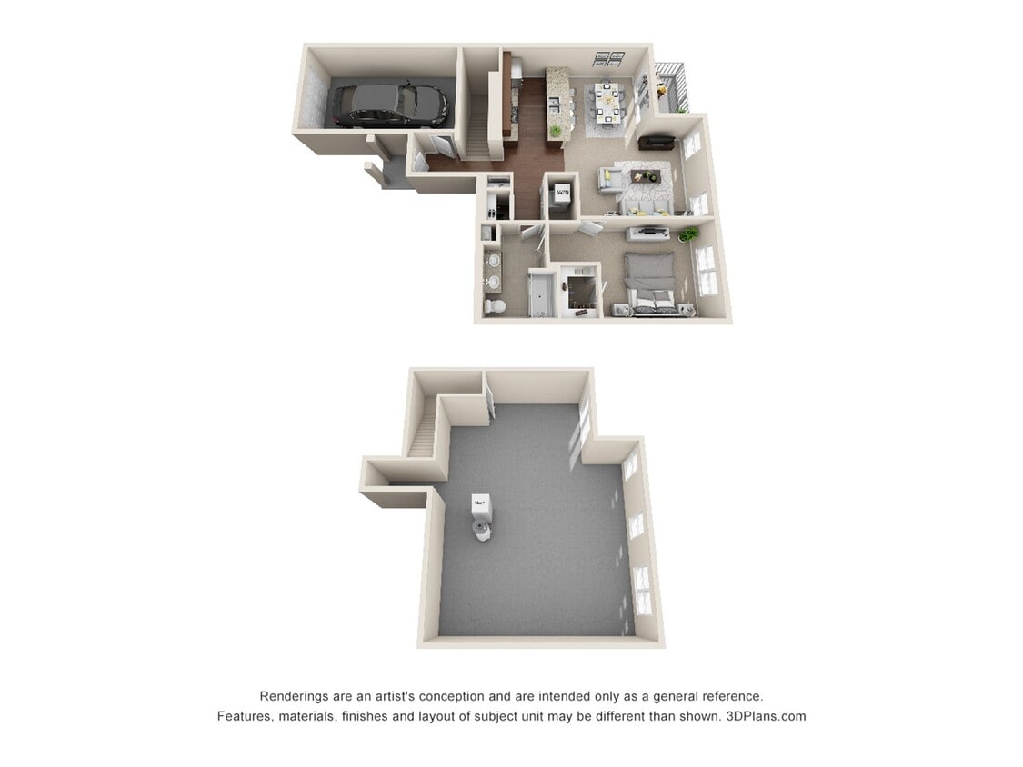 Floor Plan - 1 Bedroom 1 Bath Walkout w/ Finished Basement &...