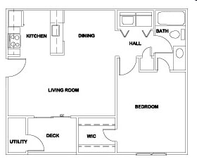 1BR/1BA - The Brightleaf GW 660
