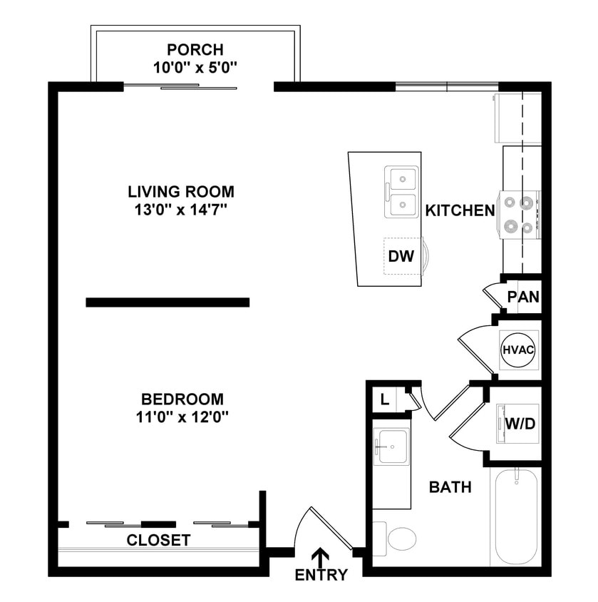 Floor Plan - Studio-S1