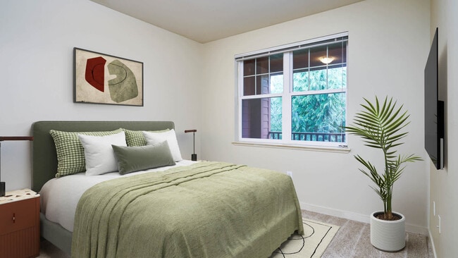 Carpeted Bedroom - The Reserve at Town Center