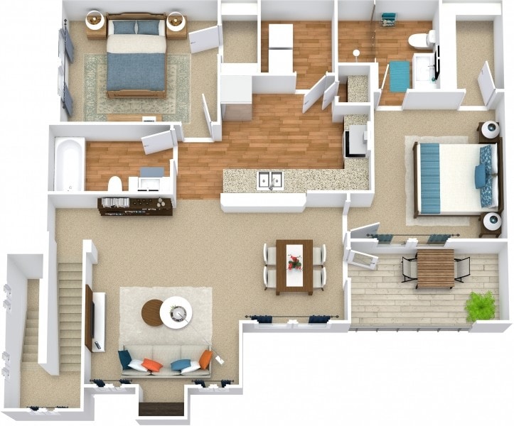 Floor Plan - The Cambridge
