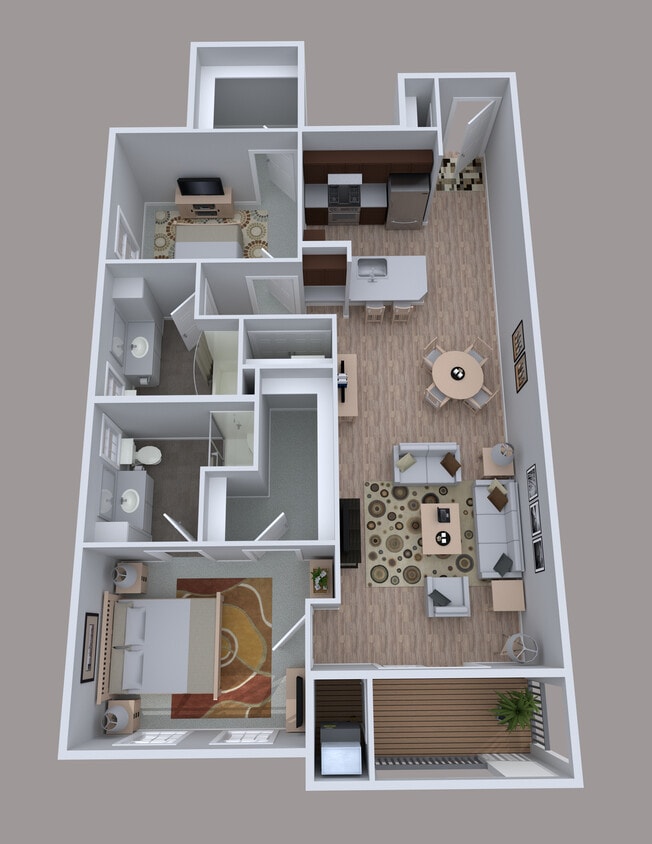 3 Bedroom Townhouse - A - Townhome