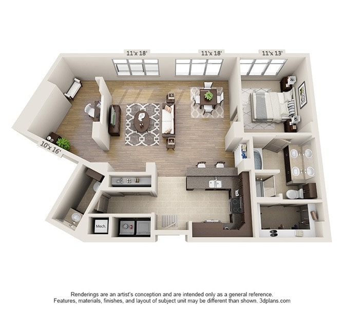 Floor Plan - A1.5D